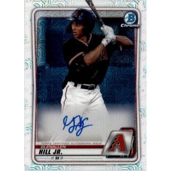2020 Bowman Chrome Mega Box Prospect Autograph Refractors #BMAGHJ Glenallen Hill Jr.