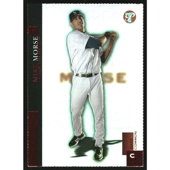 2005 Topps Pristine Die Cut Red #125 Mike Morse FY
