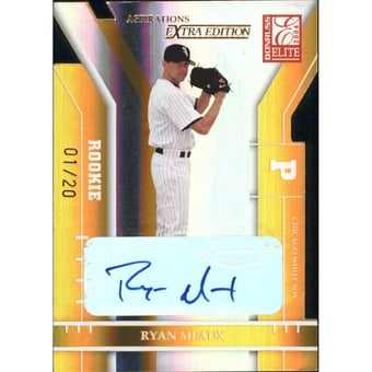 2004 Donruss Elite Extra Edition Signature Aspirations Gold #261 Ryan Meaux ROO/20
