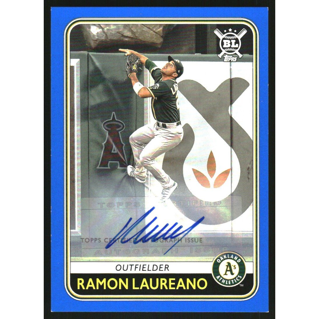 2020 Topps Big League Veteran and Rookie Autographs #51 Ramon Laureano. rookie card picture