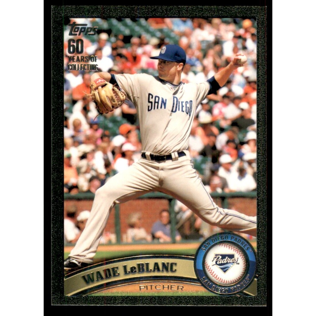 2011 Topps Black #248 Wade LeBlanc. rookie card picture