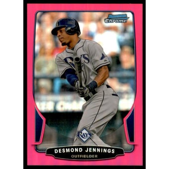 2013 Bowman Chrome Magenta Refractors #111 Desmond Jennings