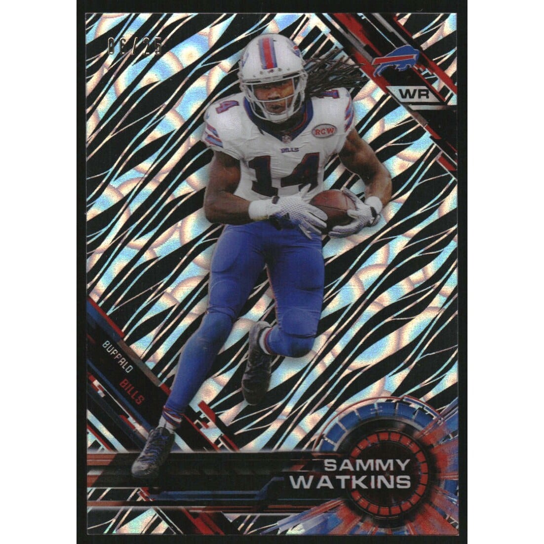2015 Topps High Tek Clouds Diffractor #33 Sammy Watkins A. rookie card picture