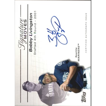 2005 Topps Update Signature Moves #BL Bobby Livingston D/475