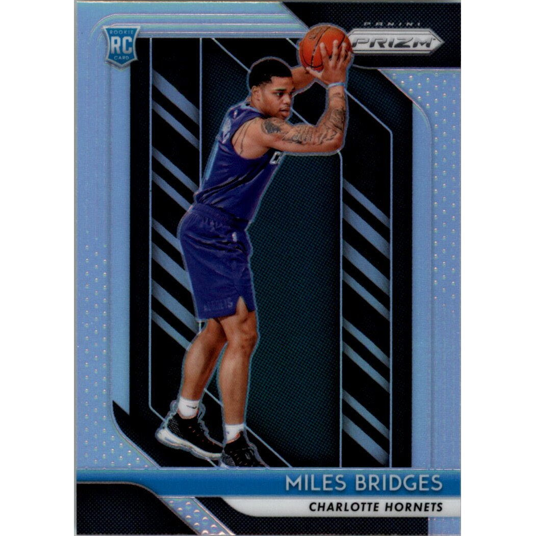 2018-19 Panini Prizm Prizms Silver #278 Miles Bridges. rookie card picture