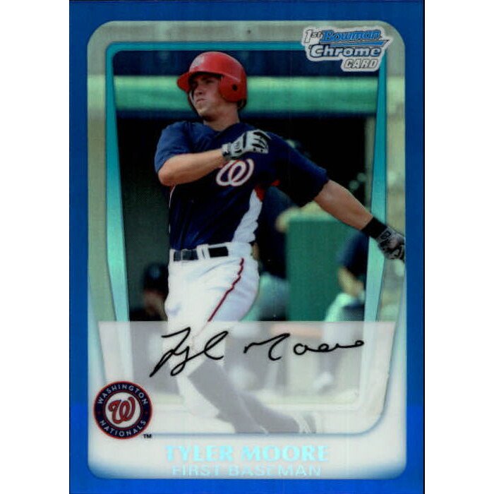 2011 Bowman Chrome Prospects Blue Refractors #BCP138 Tyler Moore. rookie card picture