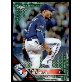 2016 Topps Chrome Green Refractors #111 Marcus Stroman