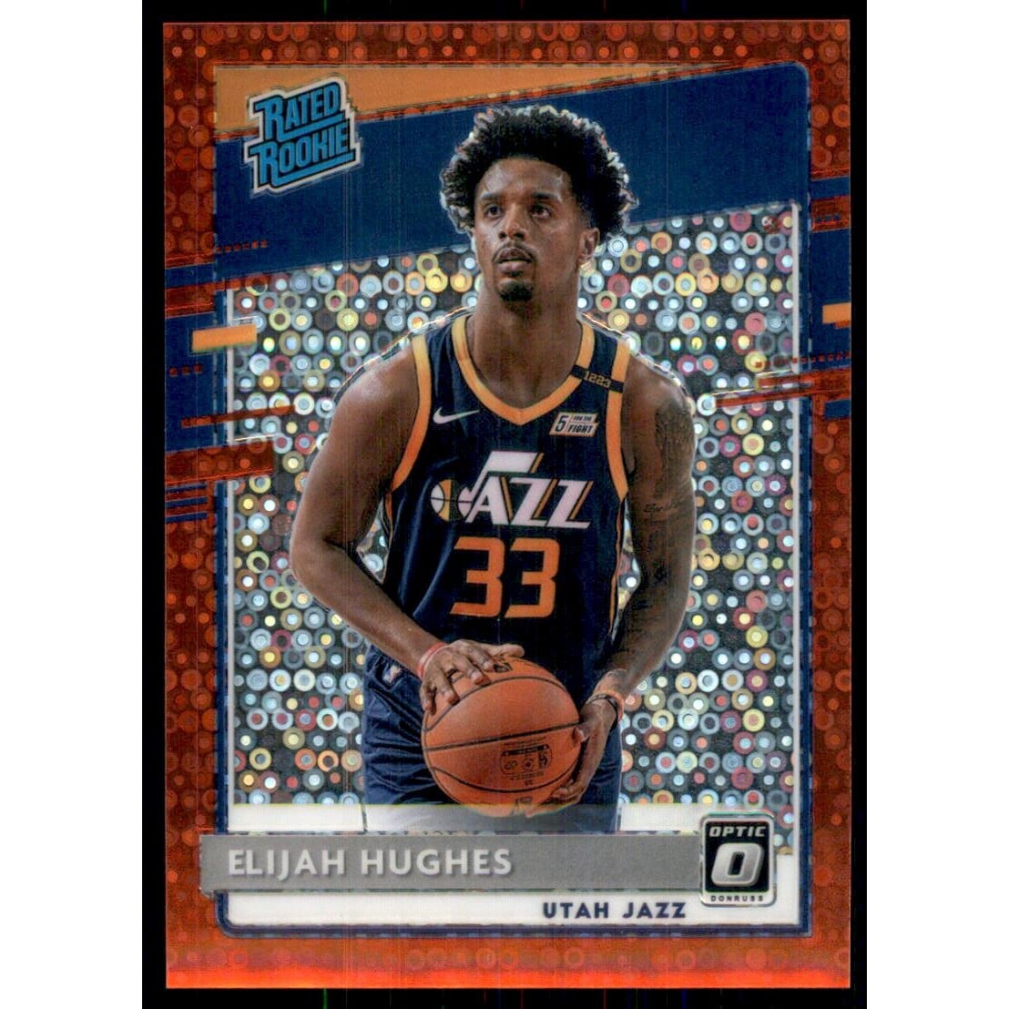 2020-21 Donruss Optic Fast Break Red #192 Elijah Hughes RR. rookie card picture