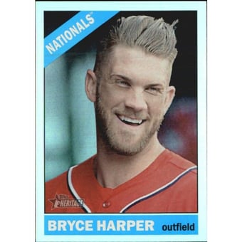 2015 Topps Heritage Chrome Retail Foil #THC440 Bryce Harper