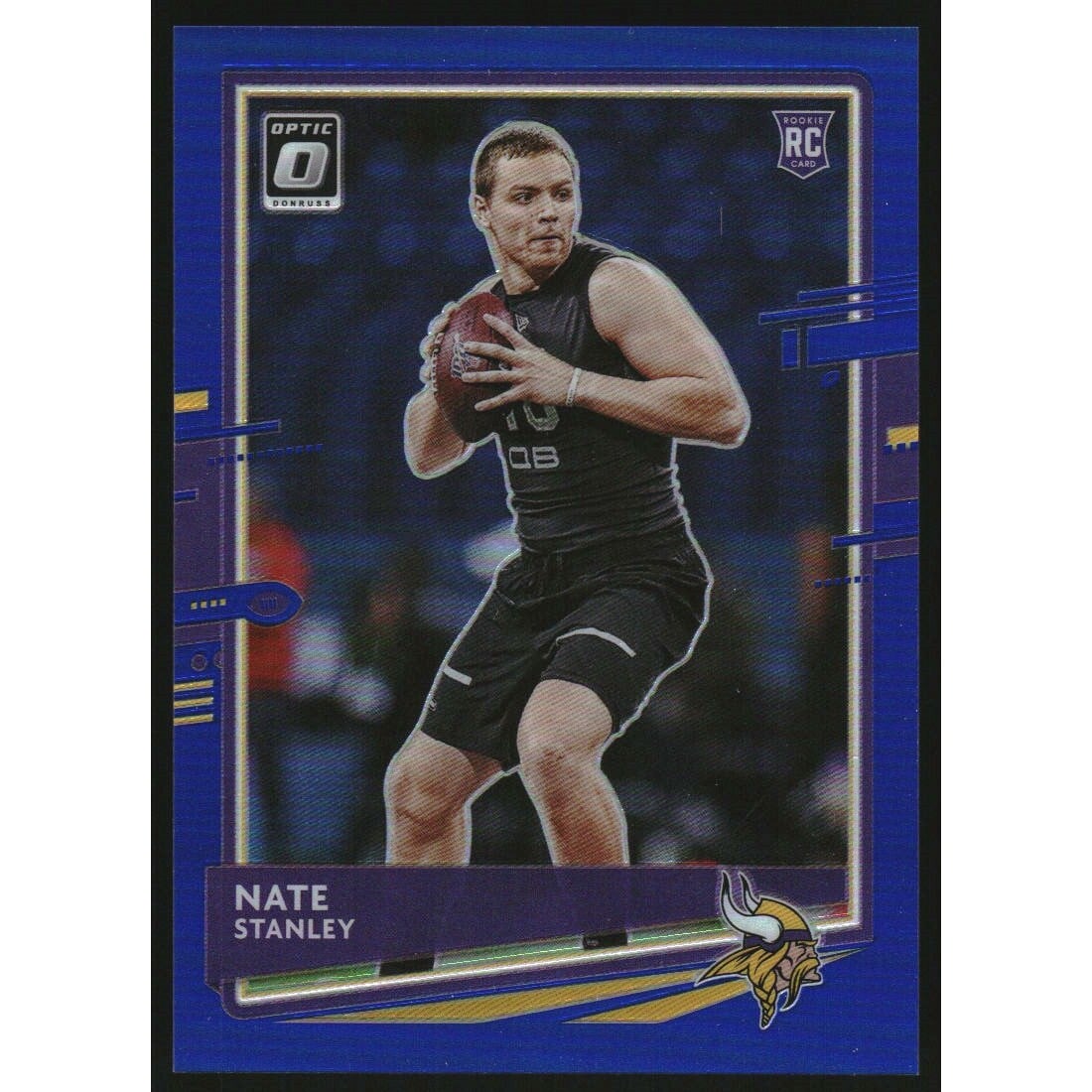 2020 Donruss Optic Preview Blue #P300 Nate Stanley. rookie card picture