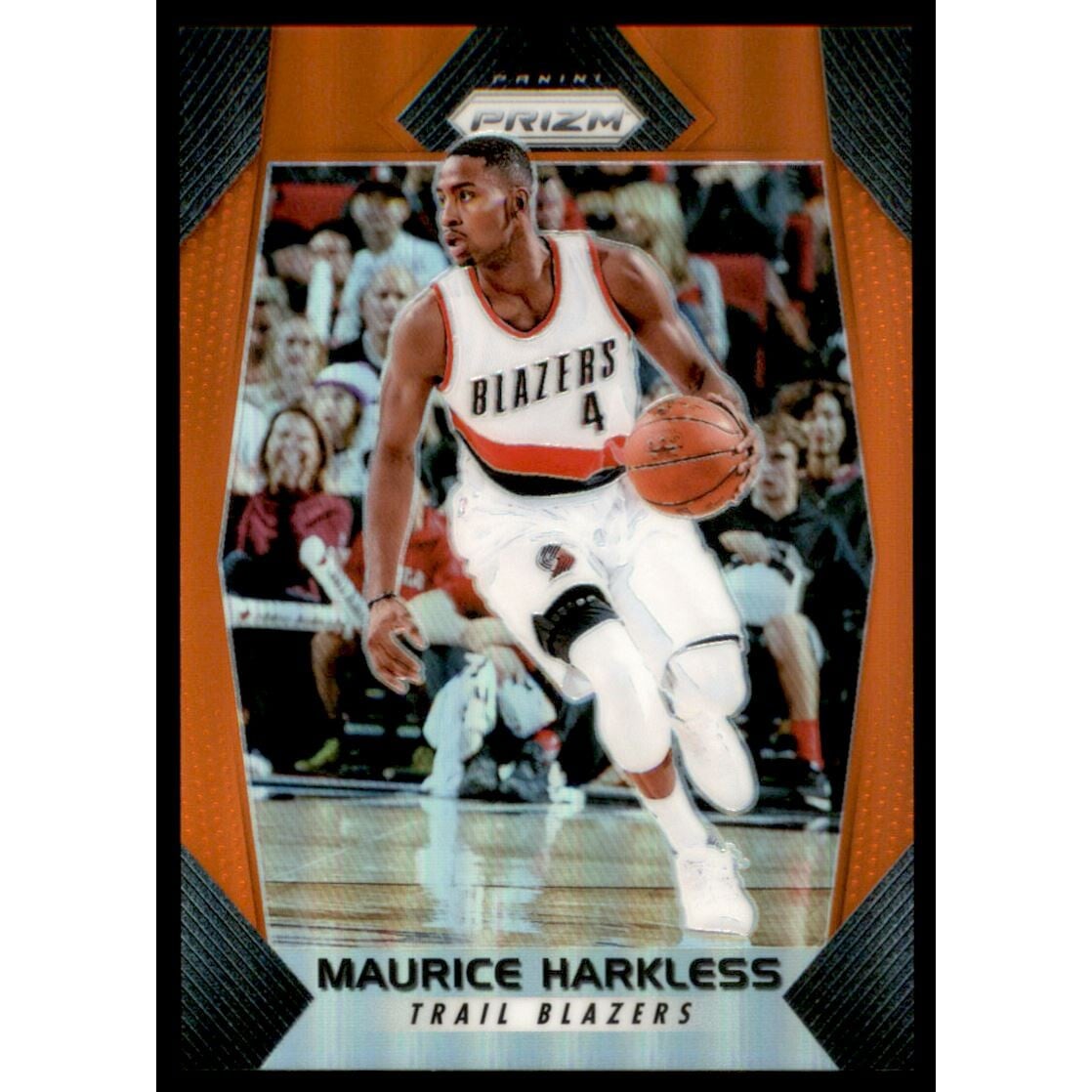 2017-18 Panini Prizm Prizms Orange #146 Maurice Harkless. rookie card picture