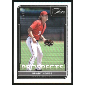2022 Panini Three and Two Prospects Holo Silver #16 Brady House