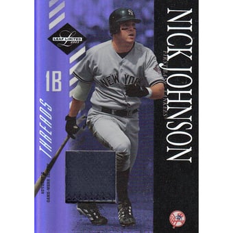 2003 Leaf Limited Threads Prime #85 Nick Johnson A