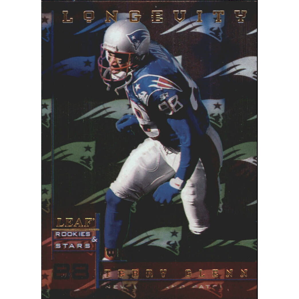 1998 Leaf Rookies and Stars Longevity #128 Terry Glenn 1998 Leaf Rookies and Stars Longevity #128 Terry Glenn