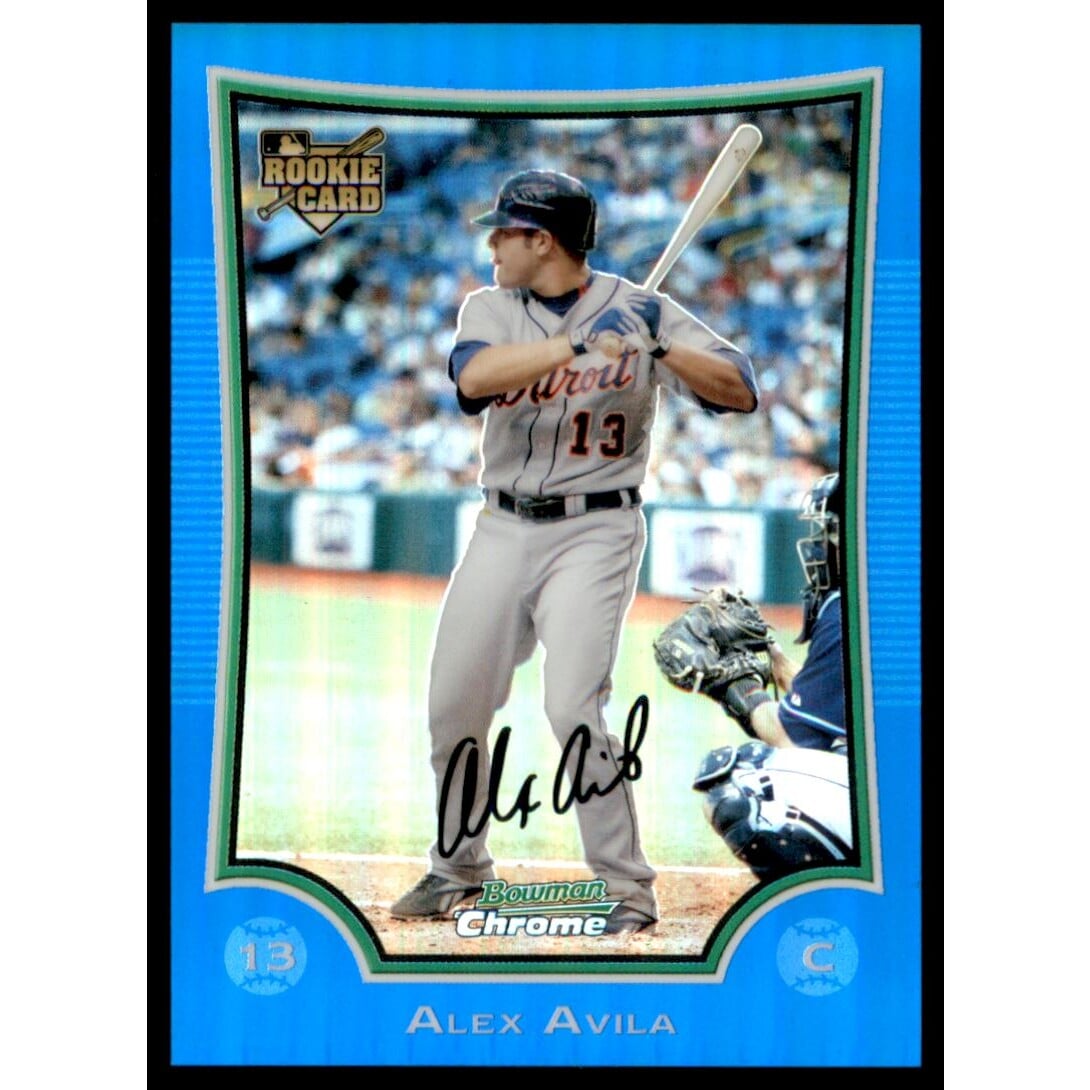 2009 Bowman Chrome Draft Blue Refractors #BDP13 Alex Avila. rookie card picture