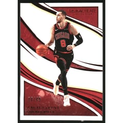 2019-20 Immaculate Collection Red #49 Zach LaVine
