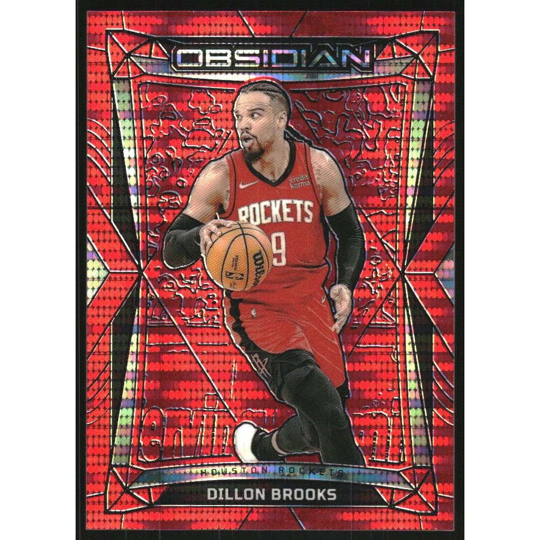 2023-24 Panini Obsidian Electric Etch Lucky Envelopes #123 Dillon Brooks. rookie card picture