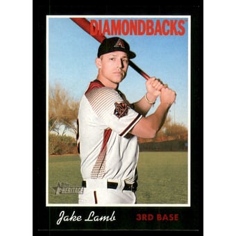 2019 Topps Heritage Black Border #75 Jake Lamb