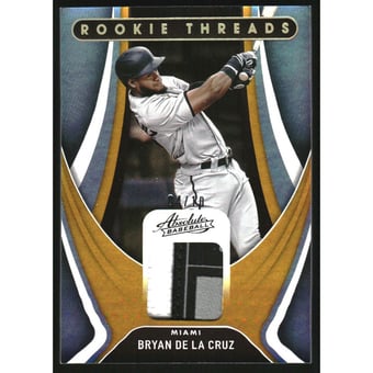 2022 Absolute Rookie Threads Retail Gold #51 Bryan De La Cruz
