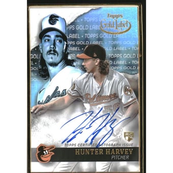 2020 Topps Gold Label Framed Autographs #GLAHH Hunter Harvey
