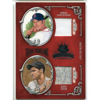 2004 Diamond Kings Team Timeline Jerseys #TT5 Nomar Garciaparra/25/Bobby Doerr