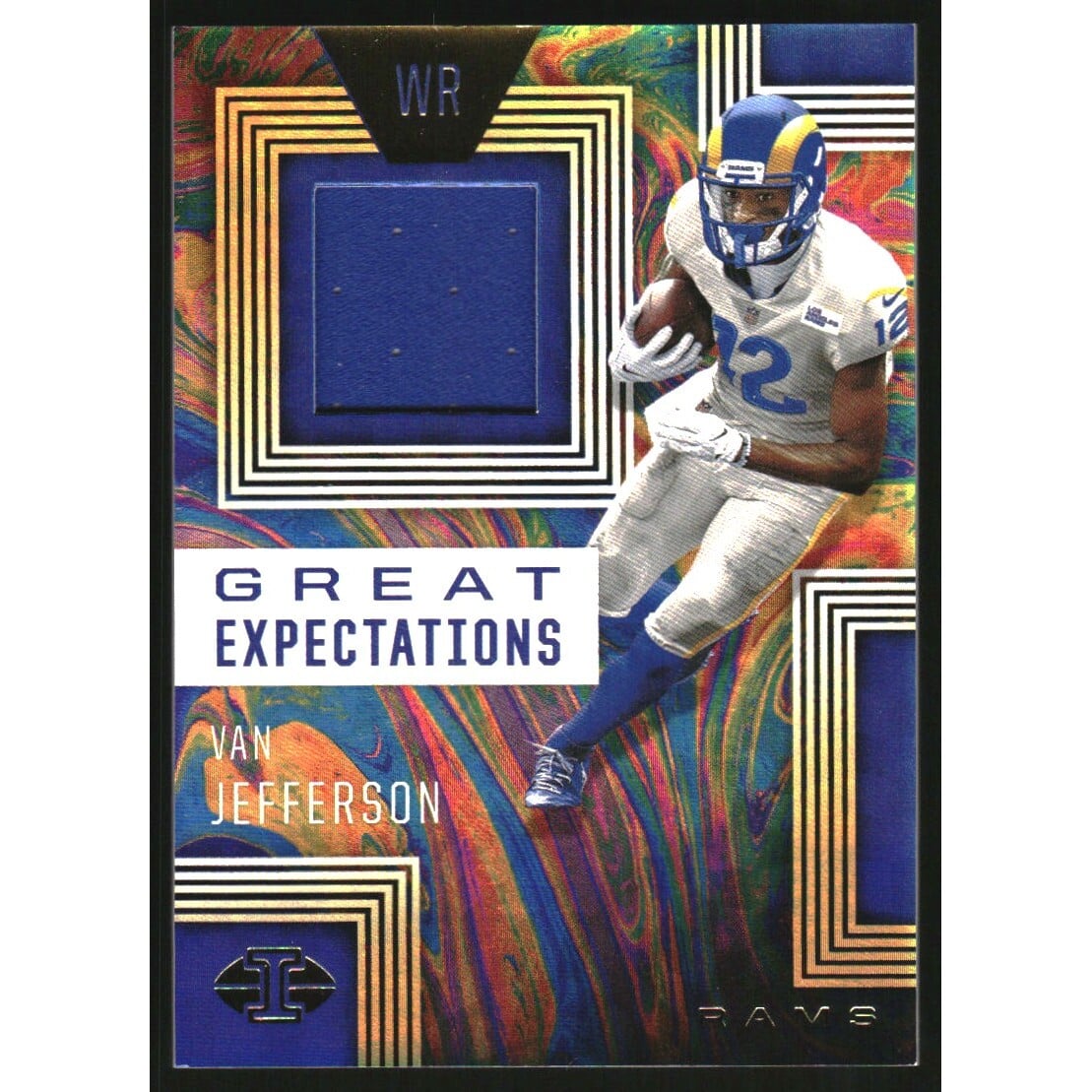 2020 Panini Illusions Great Expectations Relics #28 Van Jefferson. rookie card picture