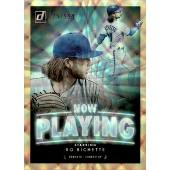 2020 Donruss Now Playing #5 Bo Bichette