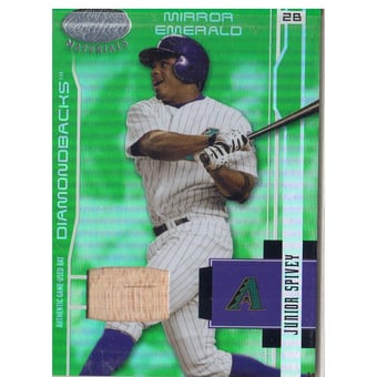 2003 Leaf Certified Materials Mirror Emerald Materials #6 Junior Spivey Bat