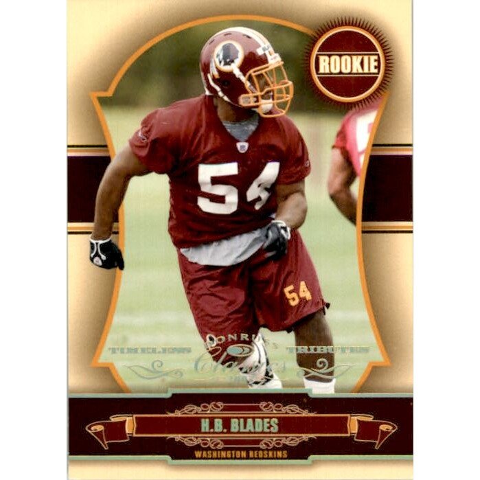 2007 Donruss Classics Timeless Tributes Gold #251 H.B. Blades. rookie card picture