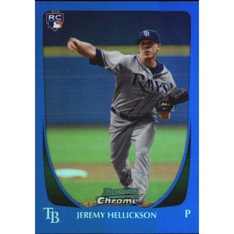 2011 Bowman Chrome Blue Refractors #179 Jeremy Hellickson
