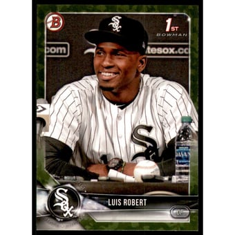 2018 Bowman Prospects Camo #BP21 Luis Robert