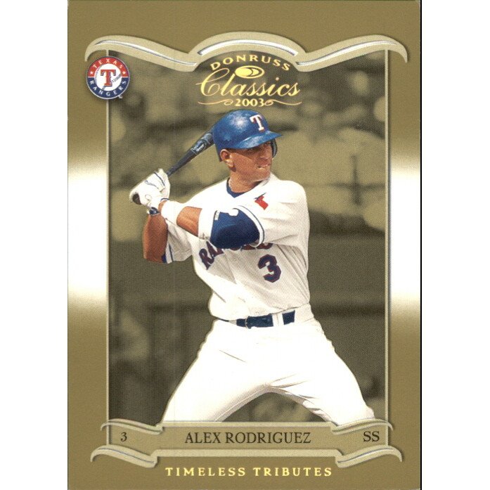 2003 Donruss Classics Timeless Tributes #15 Alex Rodriguez. rookie card picture