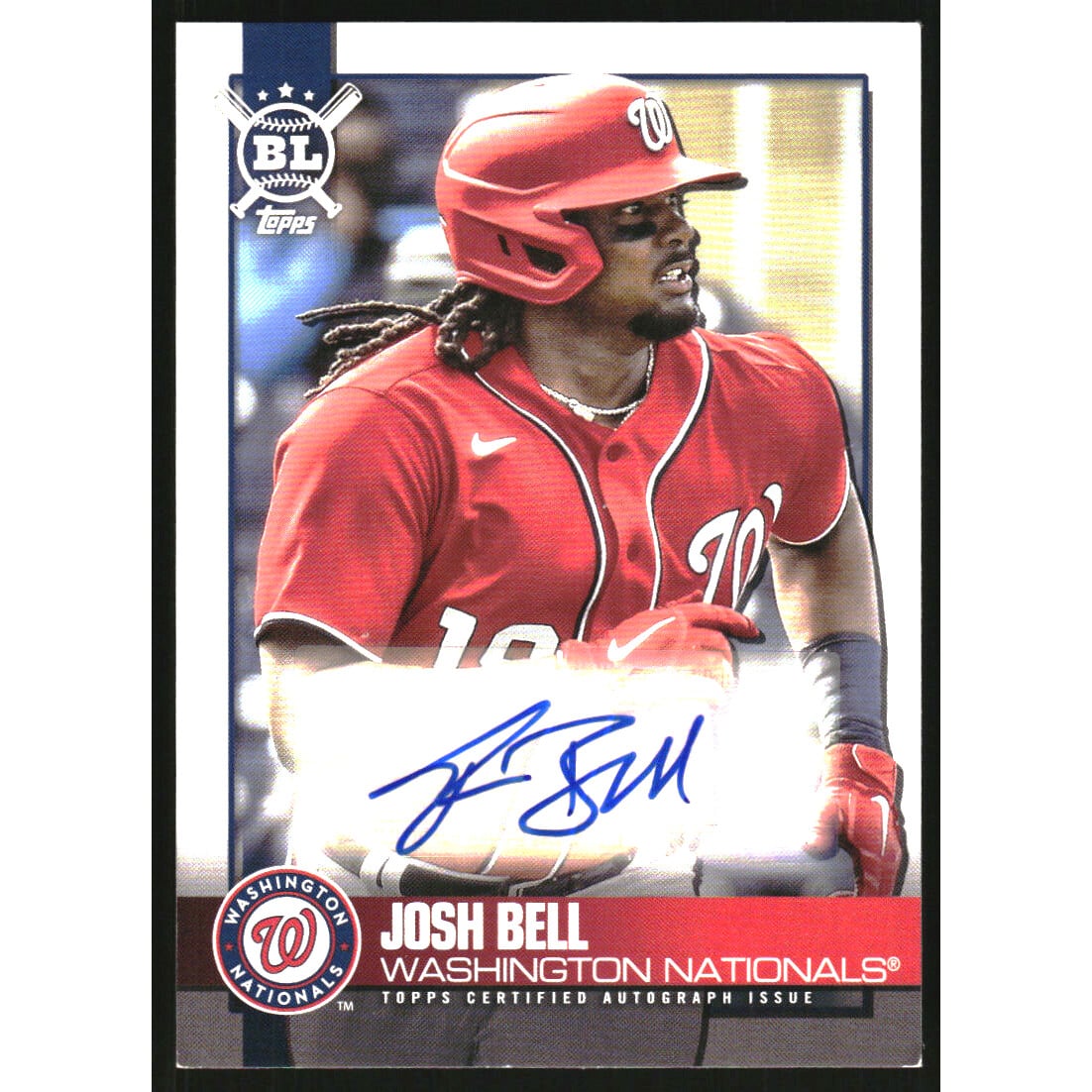 2021 Topps Big League Autographs #BLAJO Josh Bell. rookie card picture