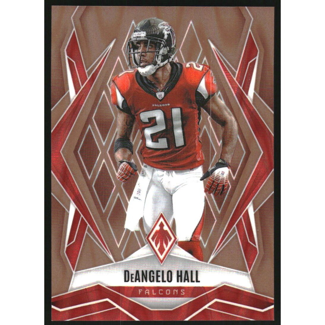 2025 Panini Phoenix Bronze Seismic #54 DeAngelo Hall. rookie card picture