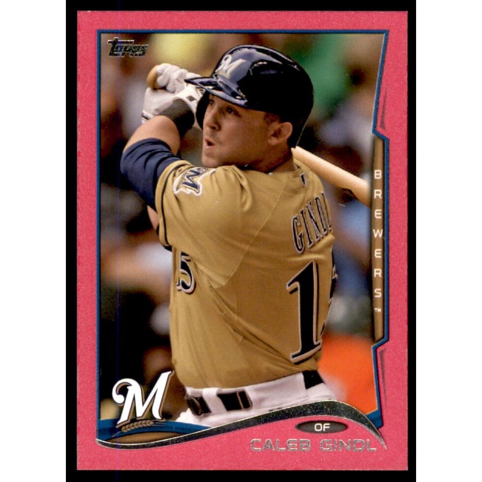 2014 Topps Mini Pink #472 Caleb Gindl. rookie card picture