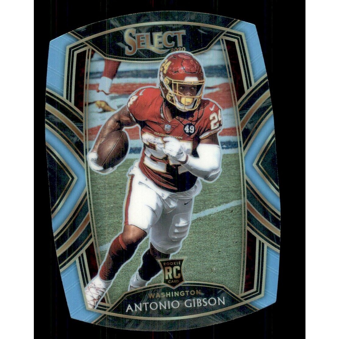 2020 Select Prizm Light Blue Die Cut #272 Antonio Gibson