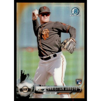 2017 Bowman Chrome Mini Orange Refractors #29 Christian Arroyo