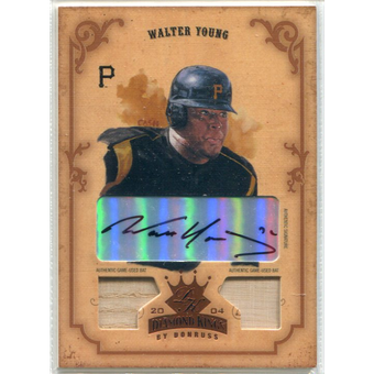 2004 Diamond Kings DK Combos Bronze #62 Walter Young Bat-Bat/15
