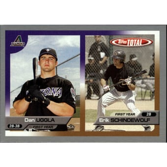 2005 Topps Total Silver #723 D.Uggla/E.Schindewolf