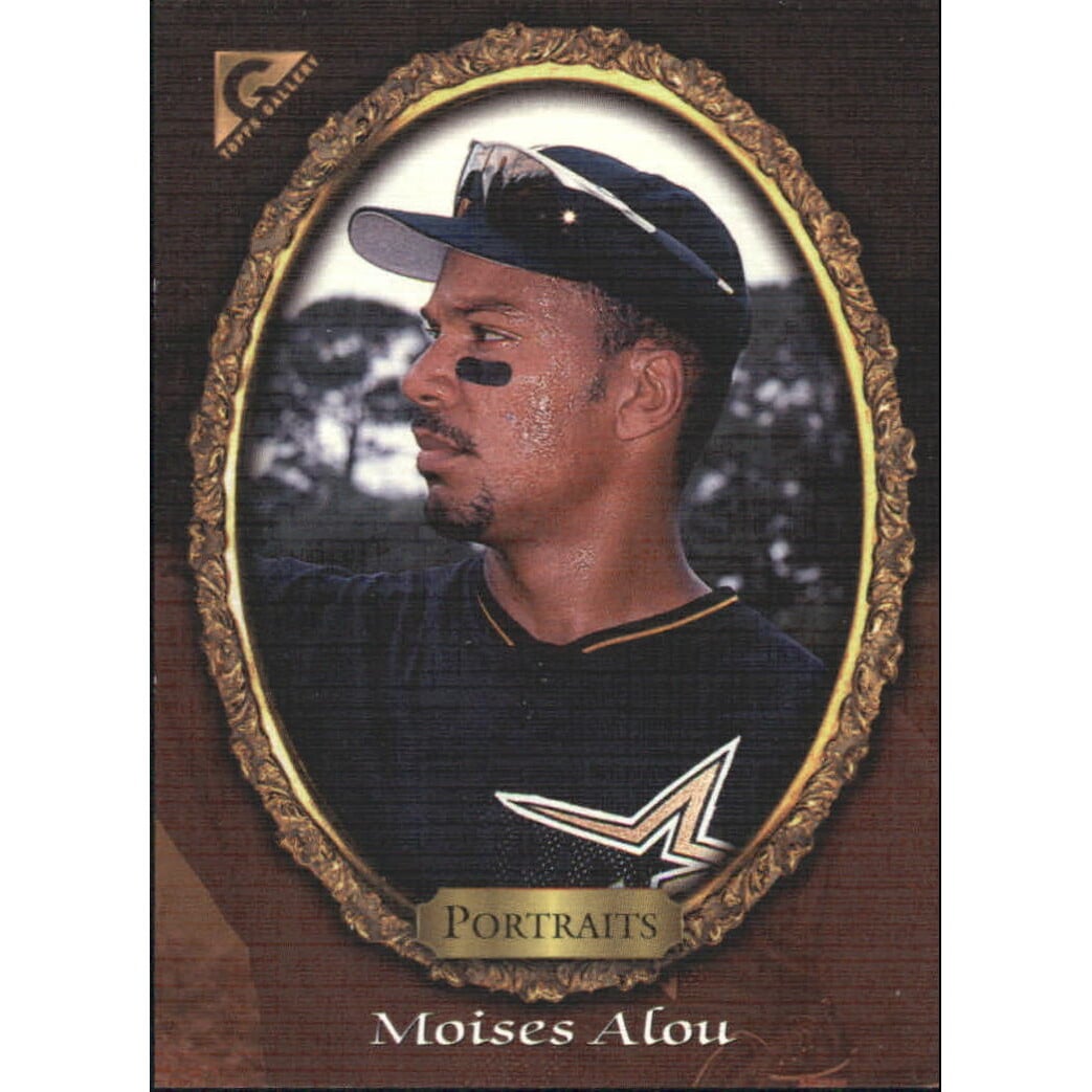 1998 Topps Gallery Gallery Proofs #19 Moises Alou. rookie card picture