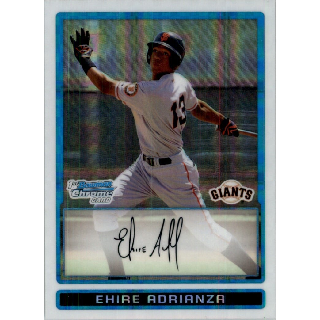 2009 Bowman Chrome Prospects X-Fractors #BCP16 Ehire Adrianza. rookie card picture