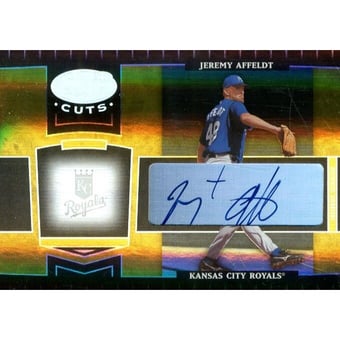 2004 Leaf Certified Cuts Marble Signature Gold #98 Jeremy Affeldt/25