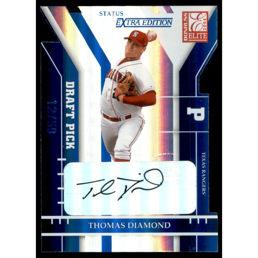 2004 Donruss Elite Extra Edition Signature Status #290 Thomas Diamond DP/50. rookie card picture
