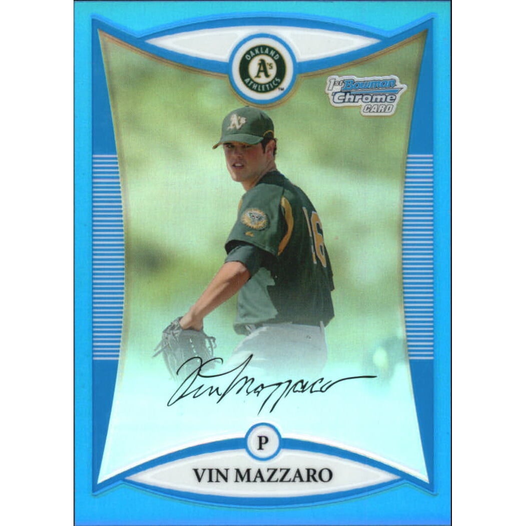 2008 Bowman Chrome Prospects Blue Refractors #BCP160 Vin Mazzaro. rookie card picture