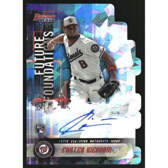 2019 Bowman's Best Future Foundations Autographs Atomic Refractors #FFACK Carter Kieboom