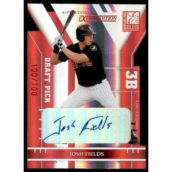 2004 Donruss Elite Extra Edition Signature Aspirations #298 Josh Fields DP/100
