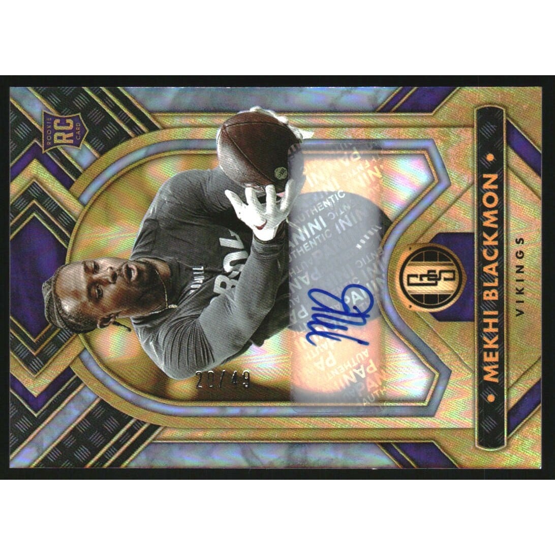2023 Panini Gold Standard Rookies Autographs Platinum #168 Mekhi Blackmon/49. rookie card picture