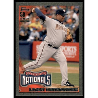 2010 Topps Update Black #US29 Livan Hernandez