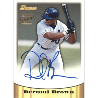 1998 Bowman Certified Gold Autographs #51 Dermal Brown