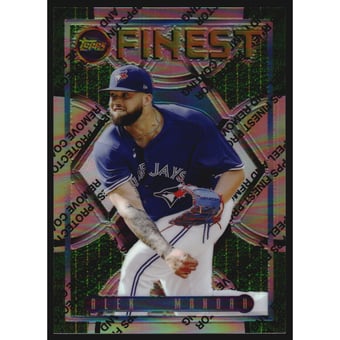 2022 Finest Flashbacks Refractor Protector #6 Alek Manoah